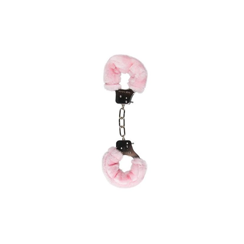 Kajdanki-furry handcuffs - pink